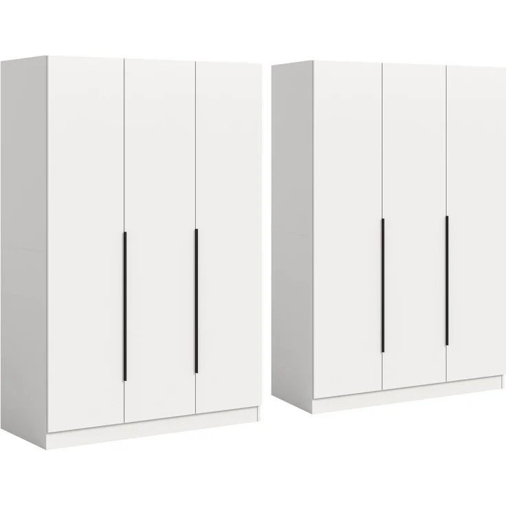 Home affaire Schrank-Set Skarde moderner Kleiderschrank Schlafzimmerschrank Otto´s Choice, (1-St, wähle deine beste Schrank Kombination), Skarde Kleiderschrank 240 cm, 2 Kleiderstangen und 8 Böden – Bild 3