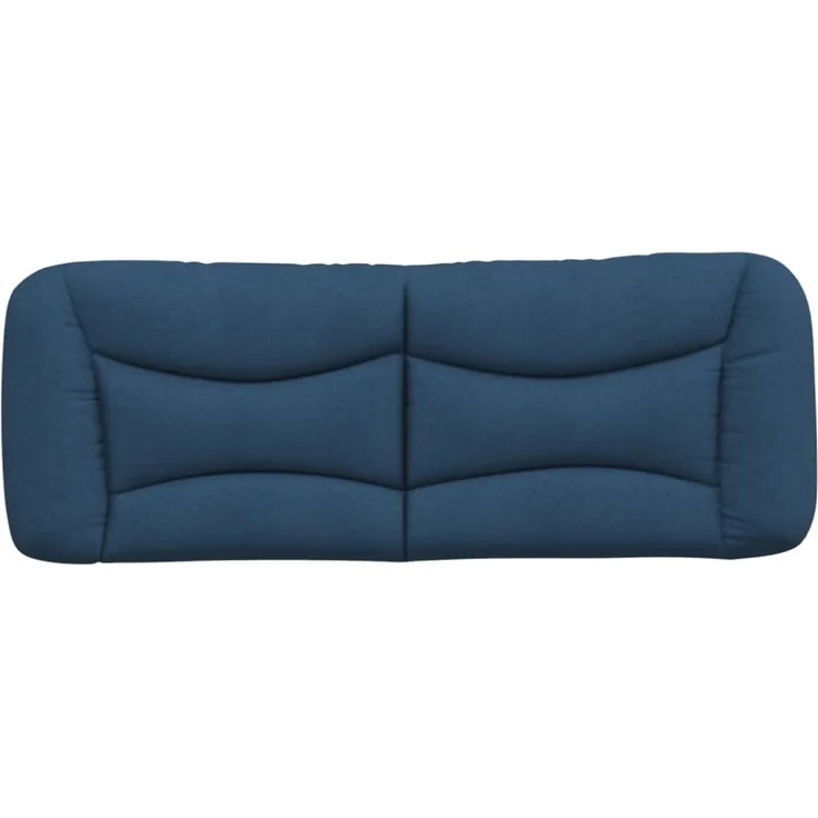 vidaXL Kopfteil-Kissen Blau 140 cm Stoff 374582 – Bild 5