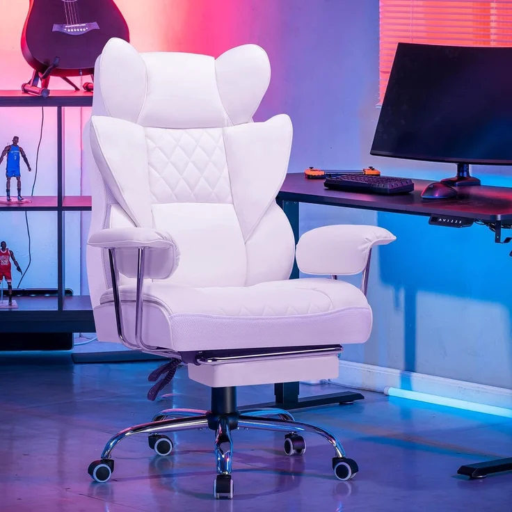 GTPLAYER Gaming-Stuhl Bürostuhl Gamer Stuhl gaming stuhl Schreibtischstuhl Chefsessel, mit Taschenfeder-Lendenwirbelstütze, breiter Büro-Computersessel – Bild 7
