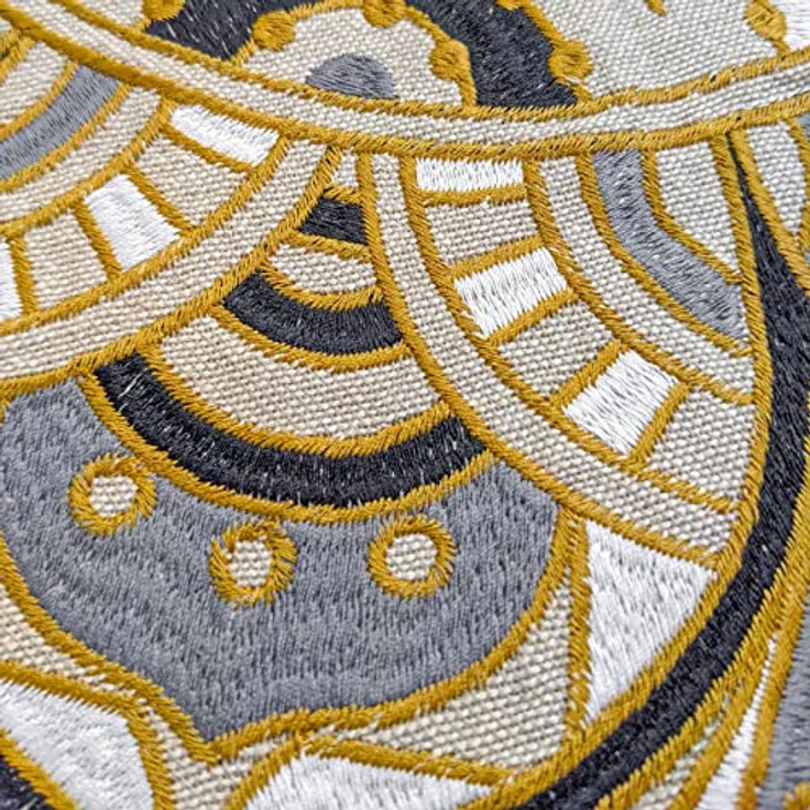 Marokkanischer Hocker Osmanische Abdeckung 60x20 cm - Boho Deco Haustierbett Fußhocker Sitzkissen Sitzhocker mit handwerklichem Raumdekor für Meditation, Yoga und Chic – Bild 5