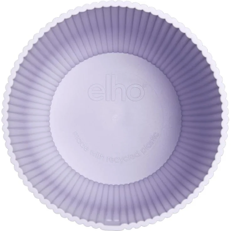 elho Vibes Fold Rund 14 Pflanzentopf - Blumentopf für Innen - 100% recyceltes Plastik - Ø 14.1 x H 12.9 cm - Lila/Zartes Lila – Bild 4