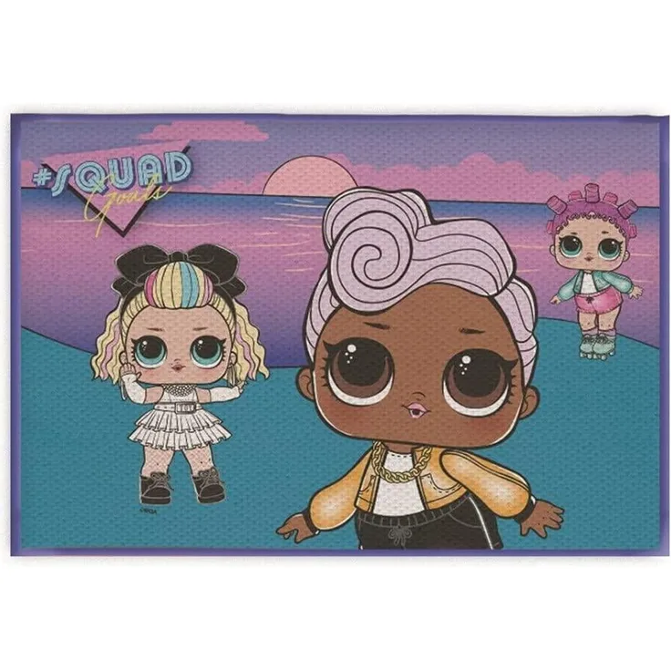 teppich Mädchen 60 x 40 cm Polyester
