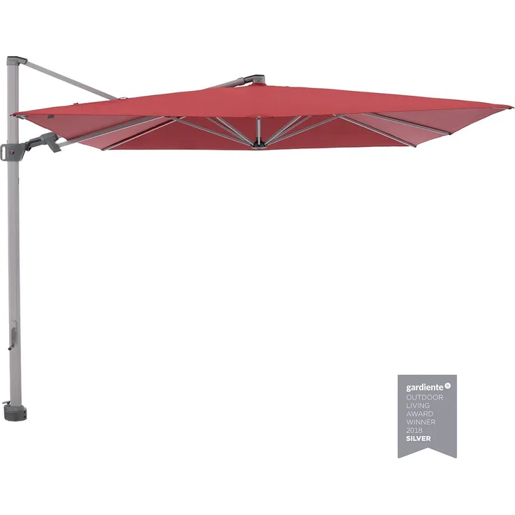 Knirps Sonnenschirm / Ampelschirm "Pendular 275 x 275", bordeaux, 275 x 275 cm