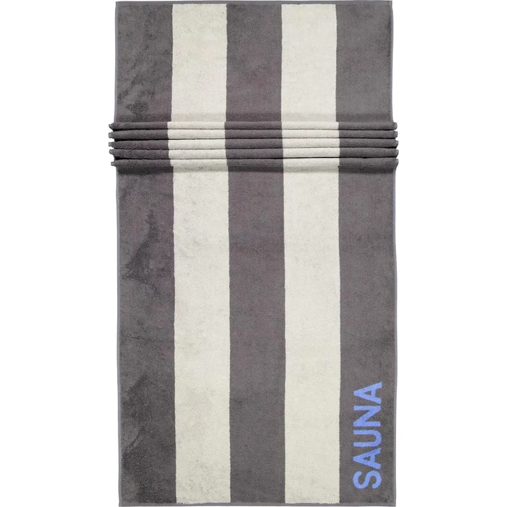 Cawö Saunatuch 599 71 Anthrazit Grau 80x200 cm – Bild 1