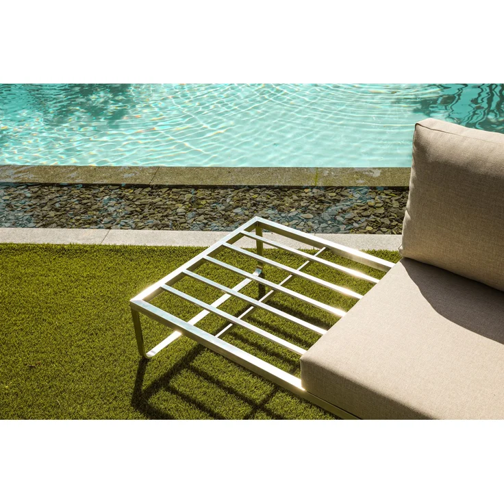 greemotion 'Sydney' Lounge-Set, 4-teilig, Edelstahl-Ecksofa-Set mit Tisch und Polstern – Bild 10