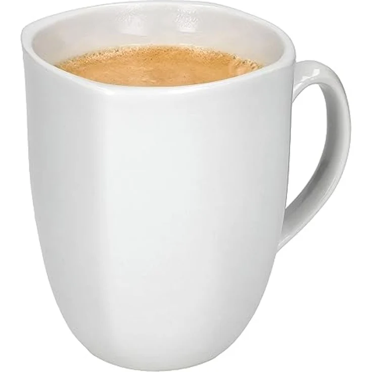 MamboCat Becher 6er Set Lotta Kaffeebecher 300ml weiß Porzellan, Porzellan – Bild 5