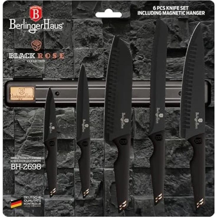 Berlinger Haus Berlinger Haus Set mit 5 Küchenmessern mit Leiste 31626 – Bild 5