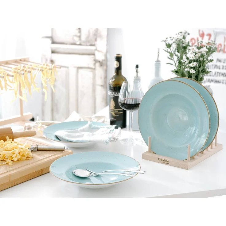 Vintage Nature Aqua, Pastateller 4-tlg (mo) – Bild 3