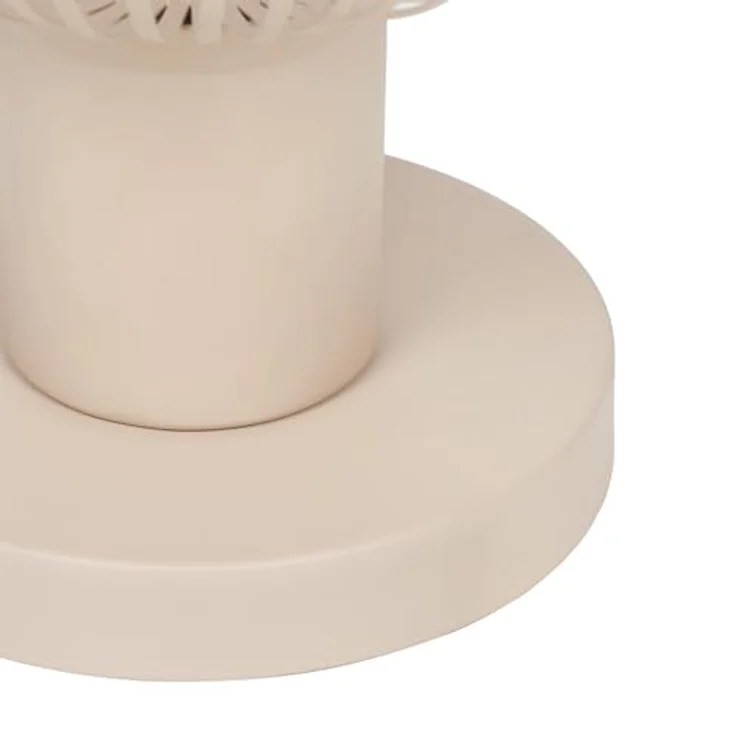 TRIO GILA Draht-Tischleuchte, Moderne Tischlampe in Beige, 23 cm, Metall Kugel, E27 LED geeignet – Bild 7