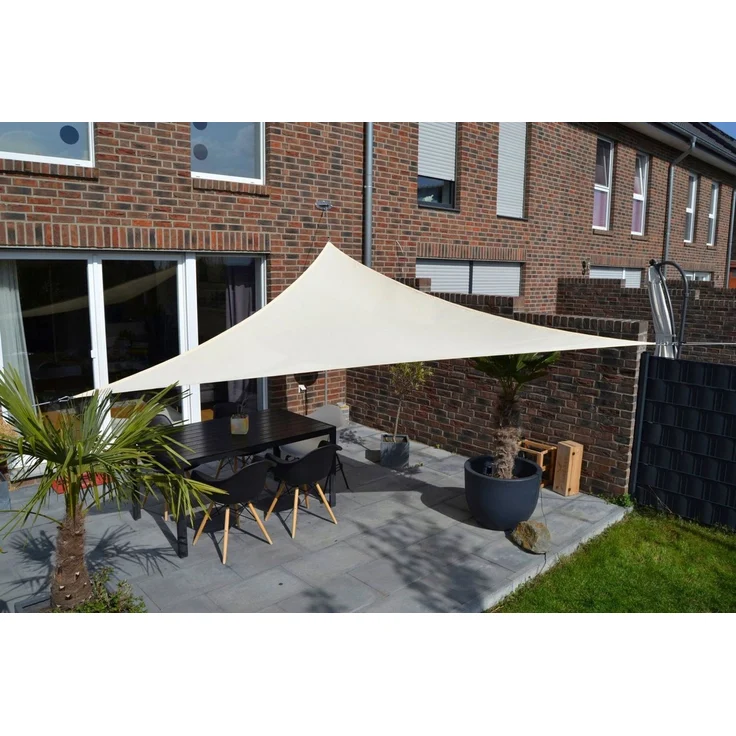Floracord Sonnensegel, B: 360 cm, cremeweiß – Bild 5