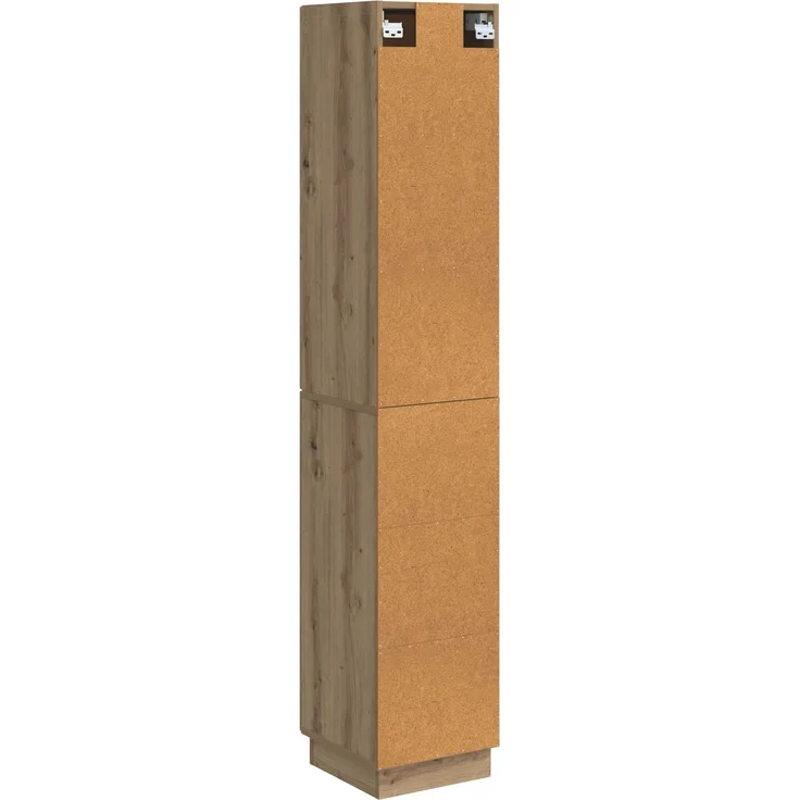 vidaXL Schrankset 2 pcs Artisan-Eiche 33 x 34,5 x 87 cm Holzwerkstoff 3416816 – Bild 6