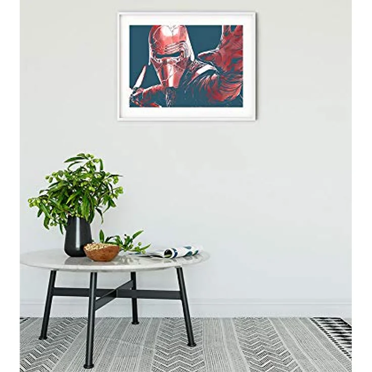 Komar Wandbild Star Wars Faces Kylo, Kunstdruck ohne Rahmen, 50 x 40 cm, fotorealistischer Druck, hoher Farbbrillanz, Made in Germany – Bild 2