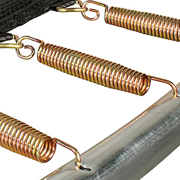 SixBros. SixJump 1,85 M Gartentrampolin Grün TG185/1572, inkl. Sicherheitsnetz, Leiter und Wetterplane, max. Traglast 100 kg – Bild 5