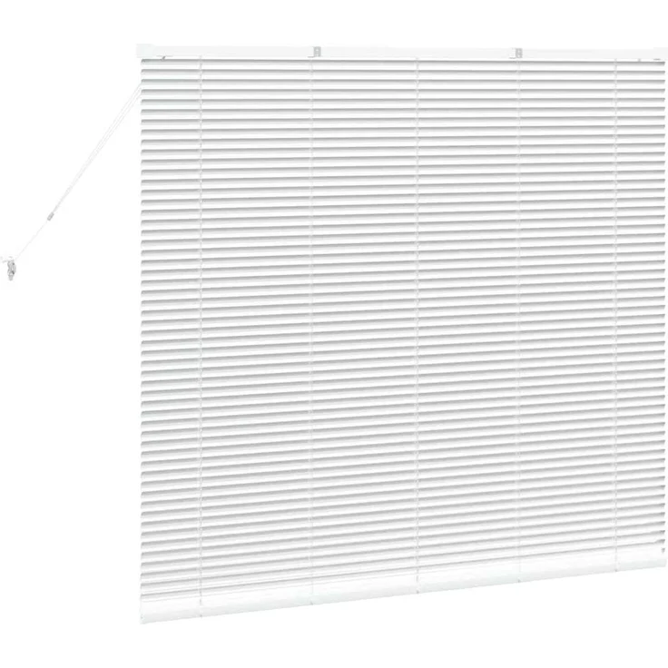 vidaXL Venezianische Jalousie Weiß 130 x 150 cm 25 mm Aluminium 42005982 – Bild 7