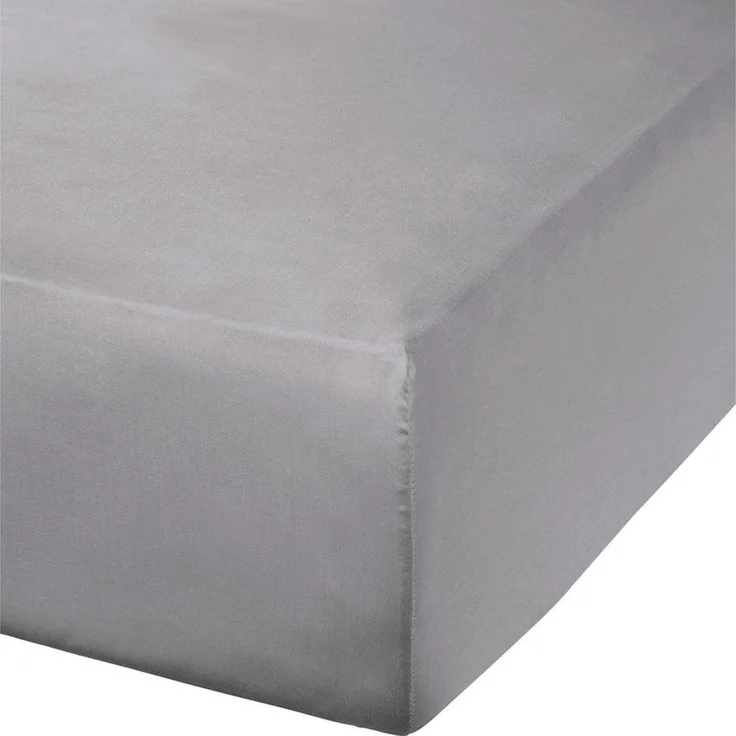 Erwin Müller Spannbettlaken Spannbettlaken "Landshut", Satin, Gummizug: Rundumgummi, (1 Stück), Uni – Bild 1