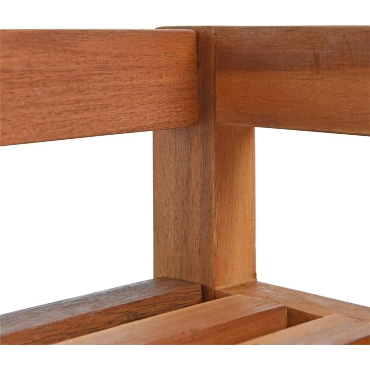 Schuhregal Holz Schuhschrank Schuh Regal 5 Etagen Schuhständer Schuhablage Bank – Bild 9