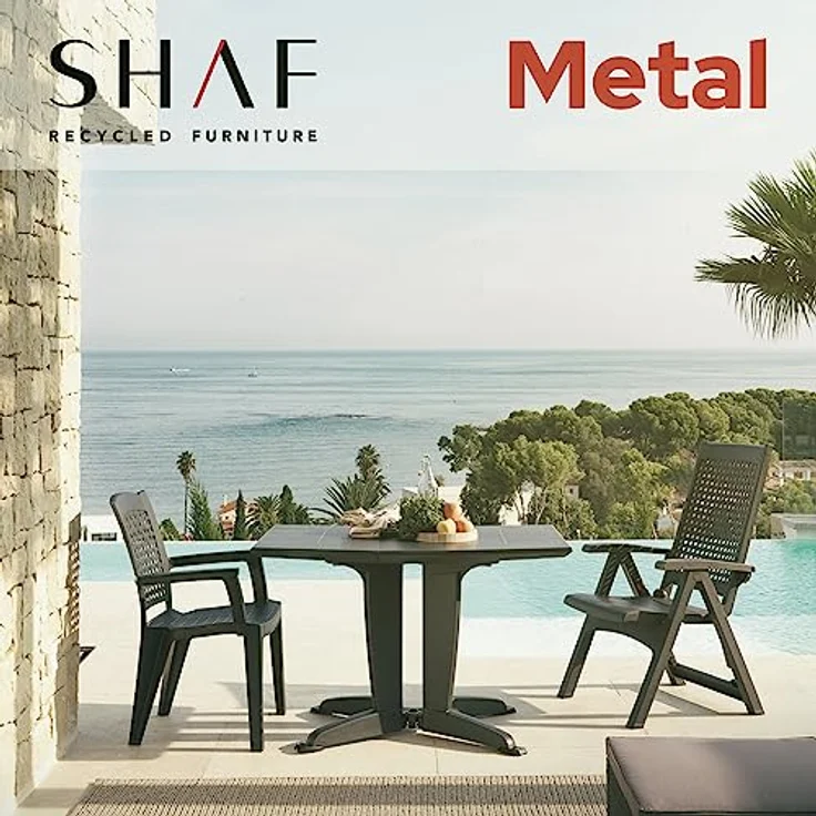 Wetterfester Gartenstuhl Milano von Shaf für Garten und Terrasse – Bild 5
