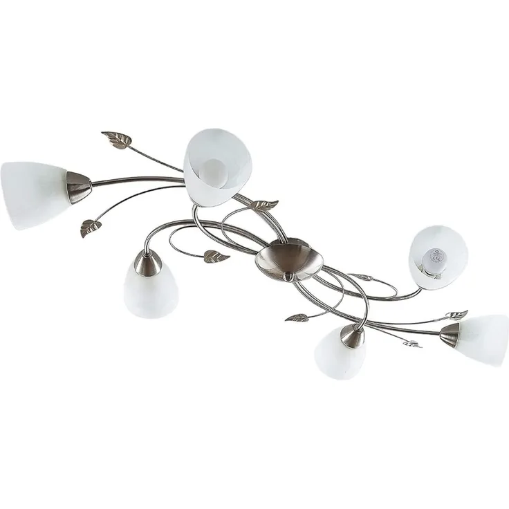Lindby Deckenleuchten Yannie, Metall, Alu IP20, 6 x 4,5 W LED
