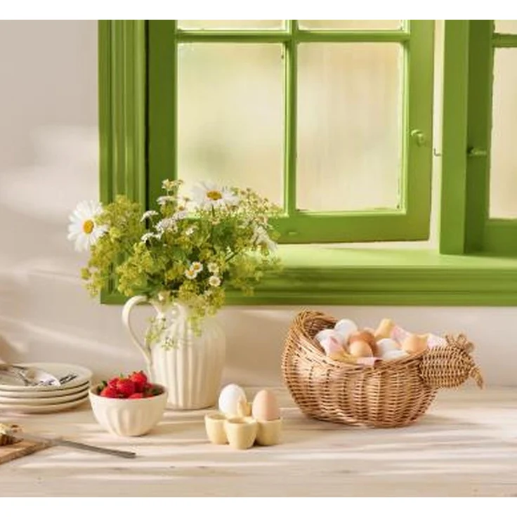 Ib Laursen Eierkorb Ib Laursen - Eierkorb Hühnerkorb Eieraufbewahrung Korb Weide, Weide – Bild 3