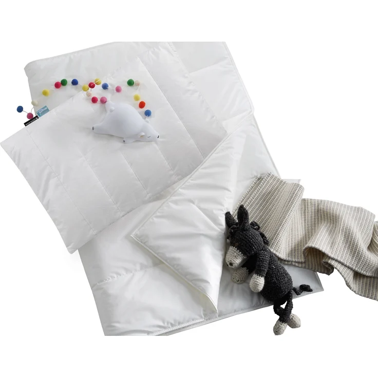 Ganzjahresbett CENTA-STAR BL 70x140 cm weiß Bettdecke Vierjahreszeitenbett – Bild 2