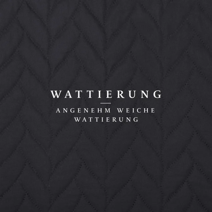 Tagesdecke ( Schwarz ) 220x240 cm mit wattierter Zwischenlage, Bettüberwurf - Überwurfdecke, Sommerdecke gesteppt - Steppdecke, Wendedecke – Bild 6