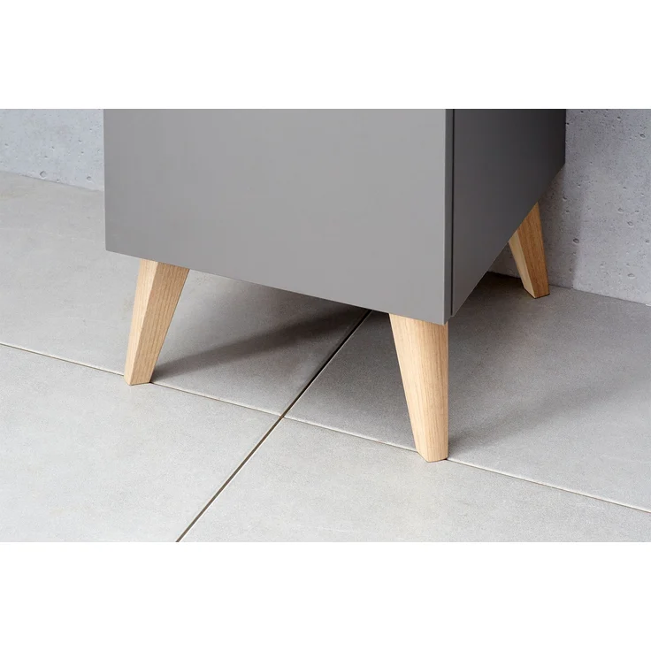 Midischrank Casablanca / Capri , Holzwerkstoff , Grau , 30.00 x 141.00 x 33.00 cm – Bild 13