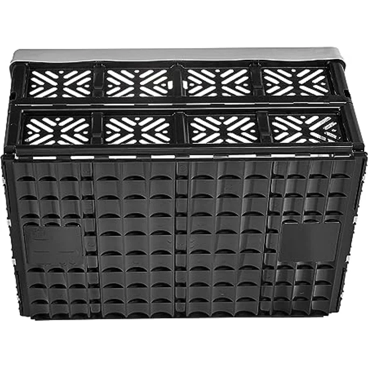 keeeper Stabile Klappbox Ida, Stabiler Kunststoff (PP), 48 x 35 x 23 cm, 32 l, Nordic Grey – Bild 6