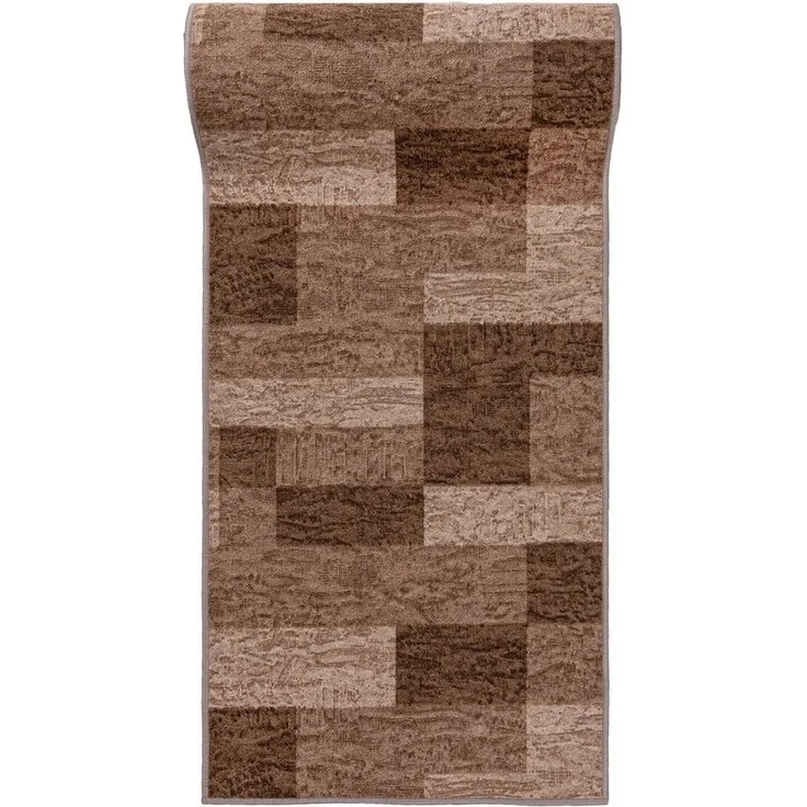 Mazovia Läufer Läufer Teppichläufer Brücke - Vorzimmer Küche - Beige, 67 x 100 cm, Kurzflor, Rutschfest, Meterware, Verschiedene Größen – Bild 5