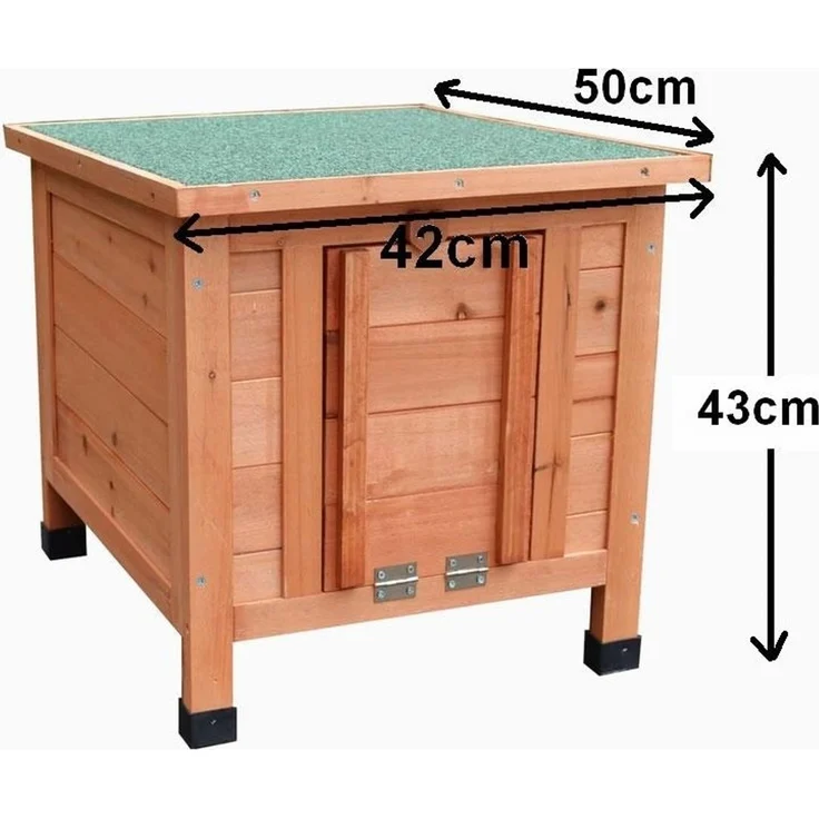 Katzenhaus Outdoor Wetterfest Haus Katzen Höhle Bett Katzenhöhle XL Katzenhütte – Bild 4