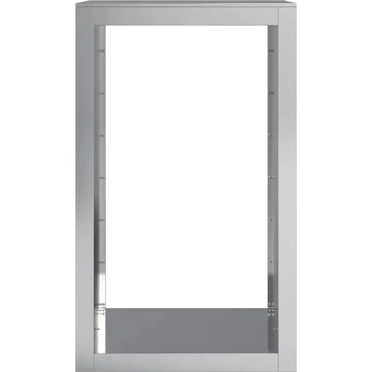 vidaXL Brennholzregal 60x40x100 cm Verzinkter Stahl 850994 – Bild 3