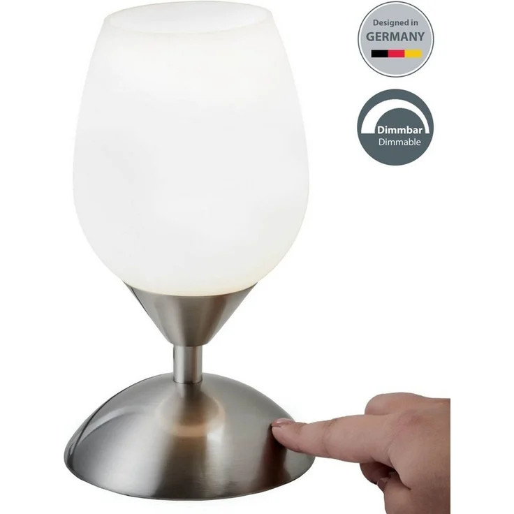 Tisch-Leuchte Lampe Touch Nachttischlampe Nacht-Licht Schreibtischlampe Büro E14 Tulpe – Bild 3