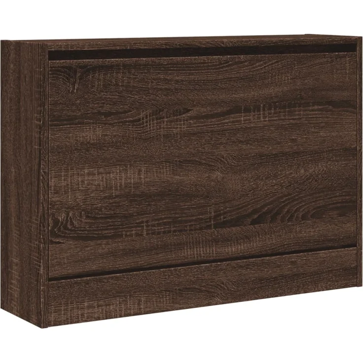 vidaXL Schuhschrank Braun Eichen-Optik 80x21x57 cm Holzwerkstoff 839916 – Bild 3