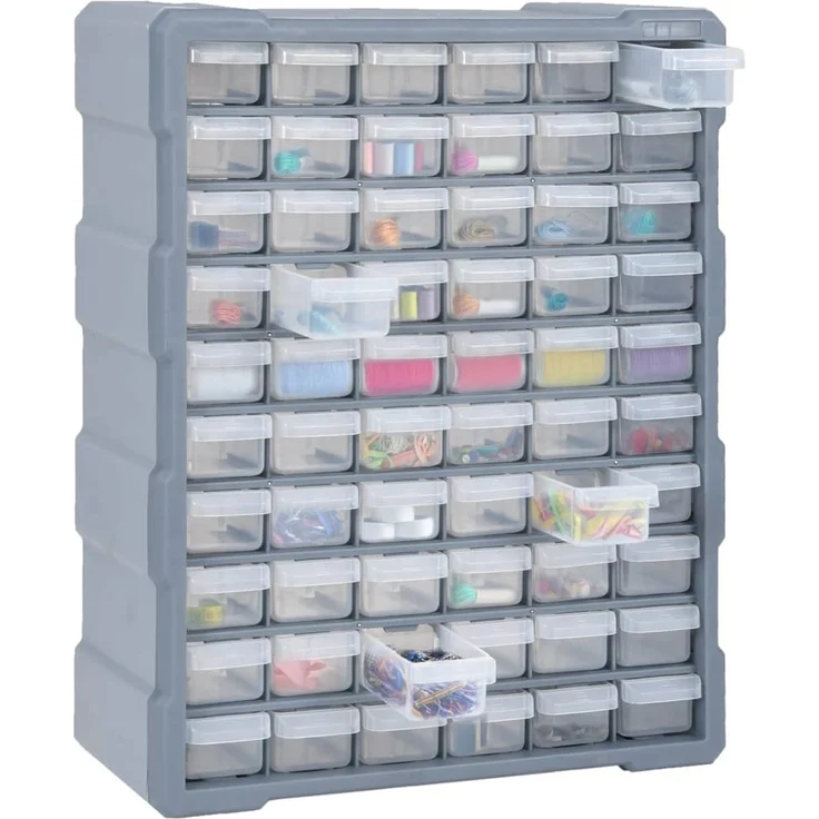 vidaXL Multi-Schubladen-Organizer mit 60 Schubladen 38x16x47,5 cm 147588 – Bild 7