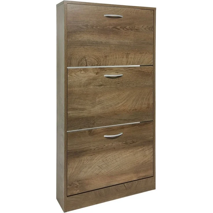 HTI-Line Schuhschrank Schuhschrank Thekla (Stück, 1x Schuhschrank Thekla, ohne Dekoration) Schuhkipper 3 Fächer – Bild 3