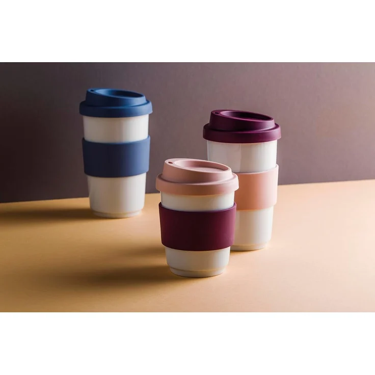KAHLA Coffee-to-go-Becher Fillit Becher + Trinkdeckel, Porzellan, Made in Germany – Bild 5
