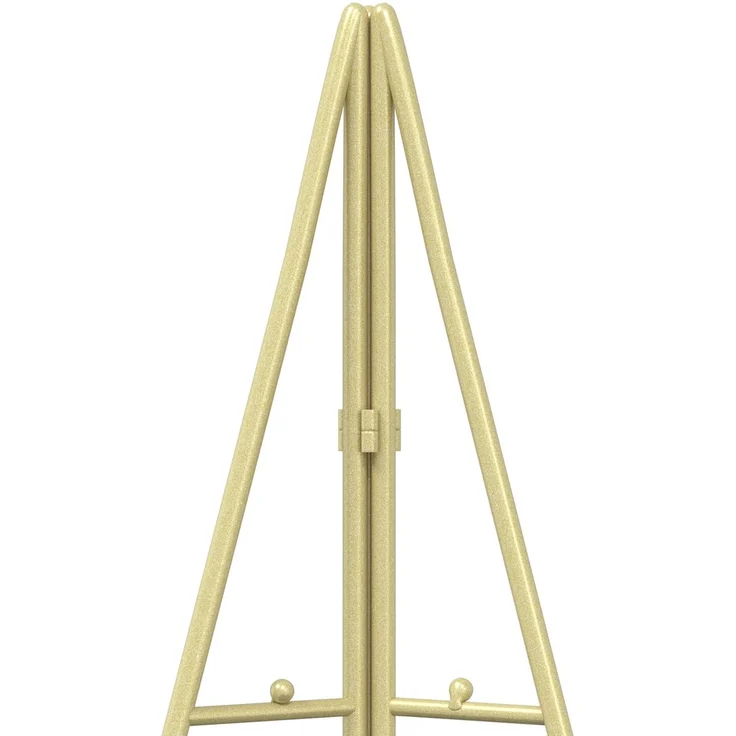 vidaXL Metall Weihnachtsbaum KUOPIO 140 cm Stahl Gold 42053859 – Bild 5