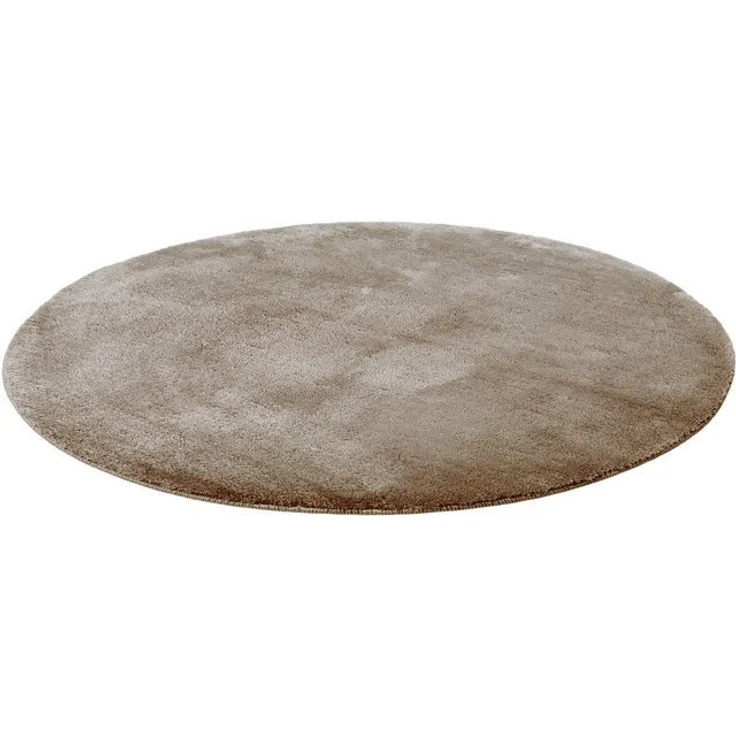 Wecon home Basics Badematte Joris, Höhe 20 mm, rutschhemmend beschichtet, strapazierfähig, Polyester, rund, waschbar, viele Größen, Badezimmerteppich, uni – Bild 4