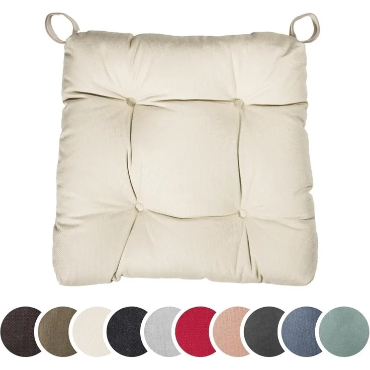 sleepling Stuhlkissen Eva, für Indoor und Outdoor, mit Klettverschluss, abriebfest und langlebig – Bild 1