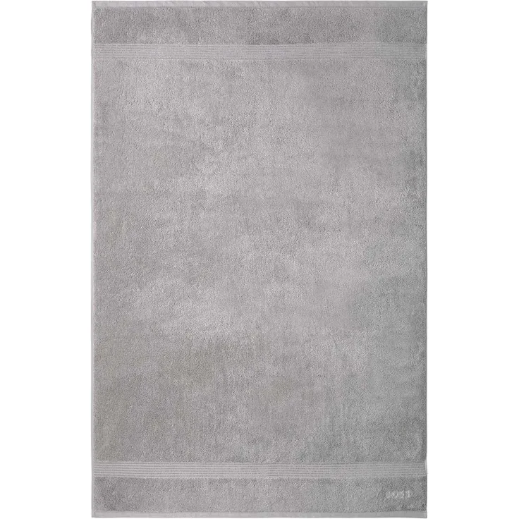 BOSS Badetuch - LOFT, Duschtuch, Baumwolle Hellgrau 100x150 cm