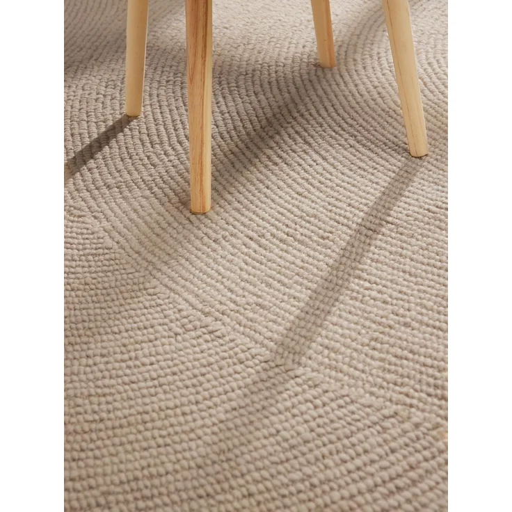 HANSE Home Wollteppich Calmio, auch als Läufer und in rund, rechteckig, Höhe: 18 mm, Handgetuftet, Wolle, Natur, Wohnzimmer, Schlafzimmer, Skandi, Hygge – Bild 9