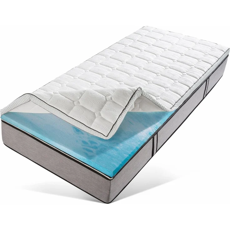 RIBECO, Topper Aaron MAXI, Topper ideal für Boxspringmatratzen, 11 cm hoch, Gelschaum – Bild 5