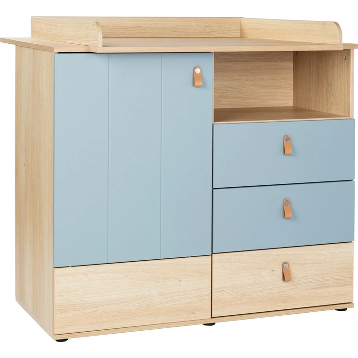 3-teiliges Babymöbel-Komplettset »Roofy« mit 2-trg. Kleiderschrank, Salbei / Nagano Oak, Arthur Berndt – Bild 13