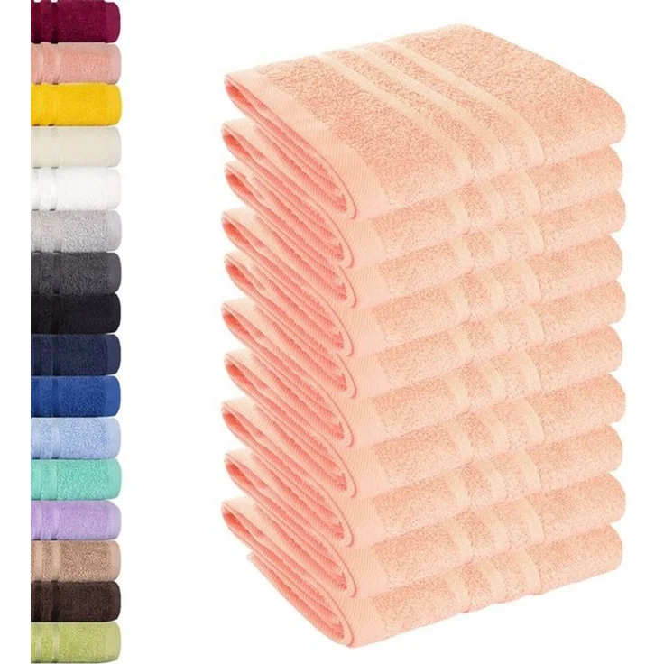 Lavea Seiftuch Elena, 30x30cm aus 100% Baumwolle, einzigartig weiche Seiftücher (Set, 10-St), ideal für die schonende Reinigung von Gesicht und Händen – Bild 4