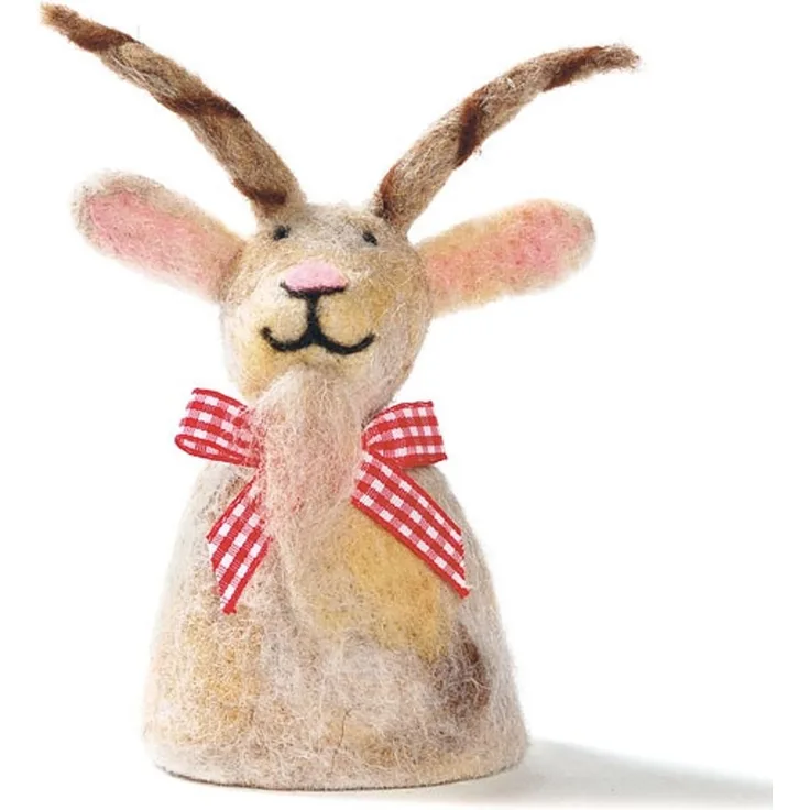 Eierwärmer aus Filz Ziege
