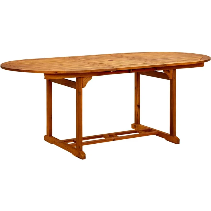 vidaXL Essgruppe für draußen mit Sonnenschirm 6 stk. 4-Sitzer 3438542 – Bild 5