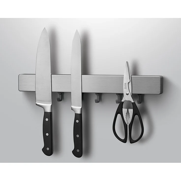 METALTEX Magnetleiste Metallika Inox mit Haken / Relingleiste – Bild 5