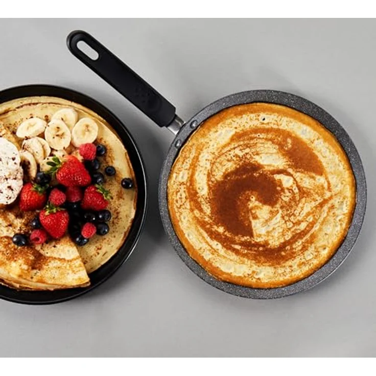 Russell Hobbs RH02852EU7 Metallic Marble 25 cm Crêpe-Pfanne - Antihaft-Pfannkuchenpfanne, flache Omelett-/Eierpfanne, Induktionsherd geeignet, weicher Griff, Kochgeschirr aus geschmiedetem Aluminium – Bild 6