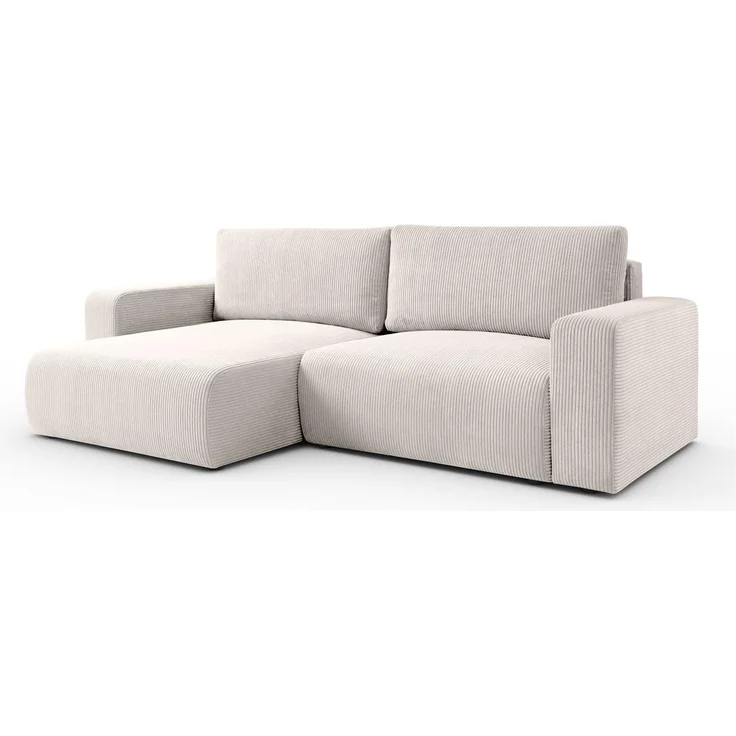 Lookway Ecksofa OPERA L-Form Couch, mit Bettfunktion und Bettkasten