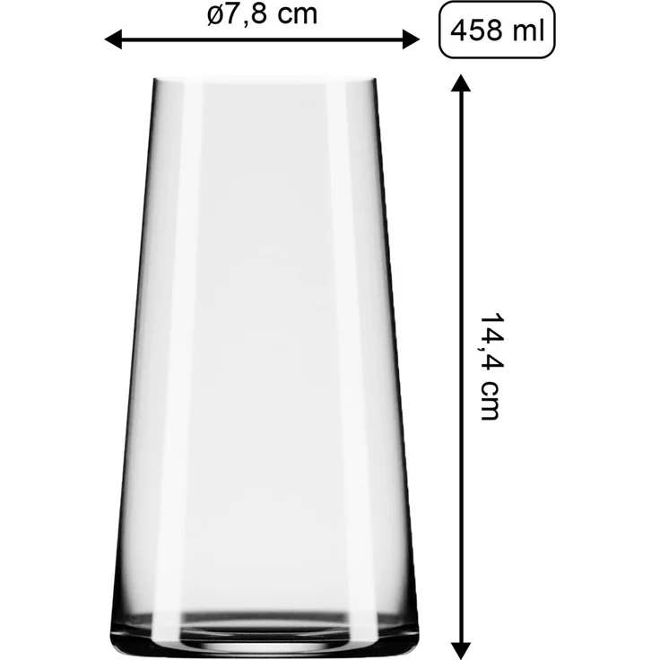 Stölzle Lausitz POWER Longdrinkglas 458 ml 6er Set – Bild 2