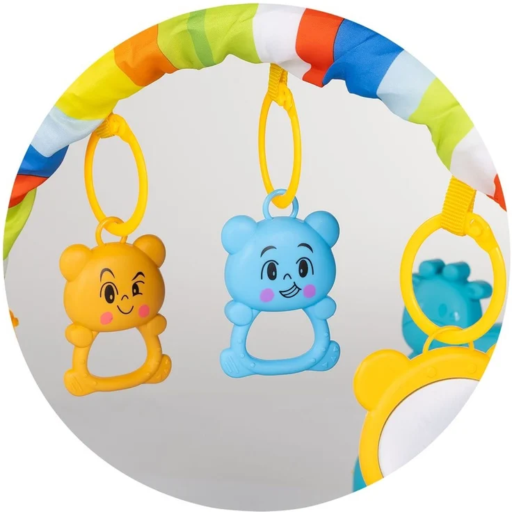 Chipolino Spielbogen Klavierkonzert, Krabbeldecke, Melodien, Hängespielzeuge blau – Bild 3